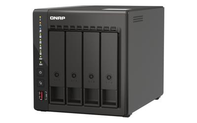 Netwerkopslag NAS Qnap TS-453E-8G Zwart Intel Celeron Intel Celeron J6412