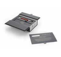 Balpen Parker Duofold Classic Vintage big lacquer red CT medium - thumbnail