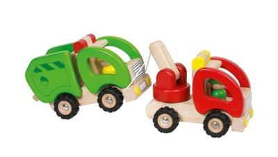 Goki houten takelwagen