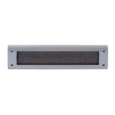 Gezu borsteltochtplaat - voor briefplaat - antracietgrijs