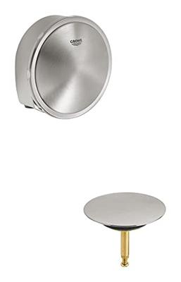 Badafvoercombinatie Grohe Others Supersteel (excl. inbouwdeel)