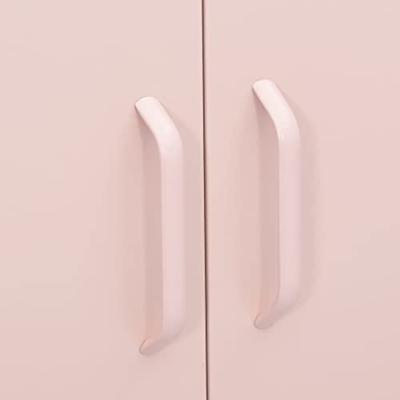 Opbergkast 80x35x101,5 cm staal roze