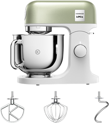 Kenwood kMix KMX760GR Staande mixer 1000 W Groen, Grijs