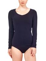 Icebreaker Siren LS Sweetheart Thermoshirt Dames Black L - thumbnail