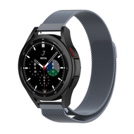 Milanese bandje - Space Grey - Samsung Galaxy Watch 4 Classic - 42mm / 46mm - thumbnail