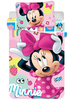 Minnie Mouse dekbedovertrek 100 x 135 cm - Katoen - thumbnail