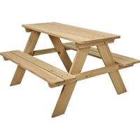 Picknicktafel voor kinderen hout 89x79 - thumbnail