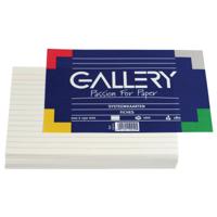 Gallery witte systeemkaarten, ft 10 x 15 cm, gelijnd, pak van 100 stuks - thumbnail