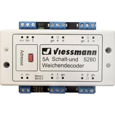 Viessmann Modelltechnik 5280 Schakel- en wisseldecoder Module Viessmann Modelltechnik 5280 Schakel- en wisseldecoder Module