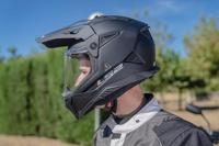 LS2 enduro-helm "mx702 pioneer ii solid" helmet mx702 pion. ii solid 3xl matt black - thumbnail