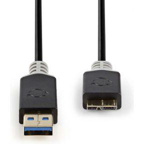 Kabel USB 3.0 | A male - Micro-B male | 2,0 m | Antraciet
