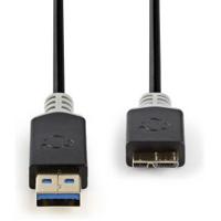 Kabel USB 3.0 | A male - Micro-B male | 2,0 m | Antraciet - thumbnail