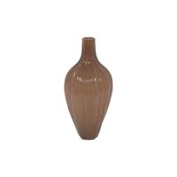 Vaas hoog Eline mat bruin Ø16xH36cm - thumbnail