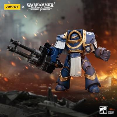 Warhammer The Horus Heresy Action Figure 1/18 Uitramarines Cataphractii Terminator Squad Terminator with Reaper Autocannon 14 cm
