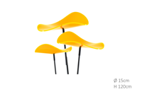 3 stuks! Zonnevangers Lucy Geel medium 120x15 cm Cazador Del Sol - Cazador del sol - thumbnail