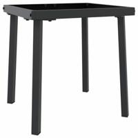 Ligstoelen 3 pcs Zwart en Wit 40 x 40 x 40.5 cm poly rattan - thumbnail