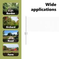 VidaXL Hek met paal zilver 0,4 x 50 m staal - thumbnail