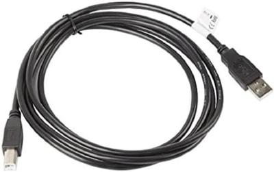 Lanberg CA-USBA-10CC-0018-BK USB-kabel USB 2.0 1,8 m USB B Zwart