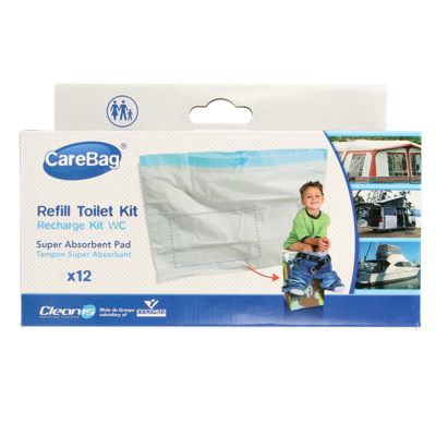 CareBag Meeneemtoilet navulzak 12 Stuks