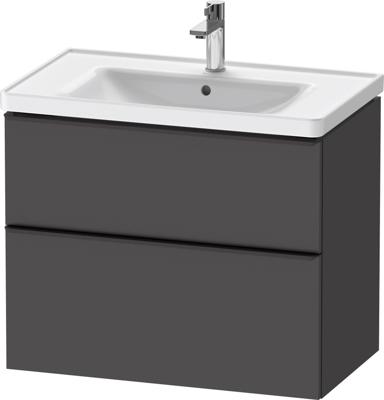 Badkamermeubelset Duravit D-Neo Wastafel Keramiek 80x48x62.5 cm Mat Grafiet Badkamermeubelset Duravit D-Neo Wastafel Keramiek 80x48x62.5 cm Mat Grafiet