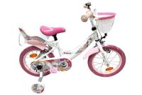 Volare unicorn kinderfiets - meisjes - 14 inch - wit - twee handremmen - thumbnail