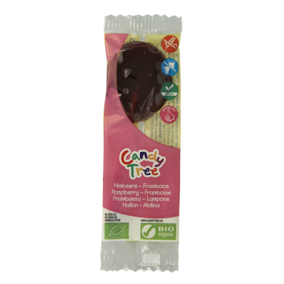 Candy Tree Frambozen lollie bio 1 Stuks Candy Tree Frambozen lollie bio 1 Stuks