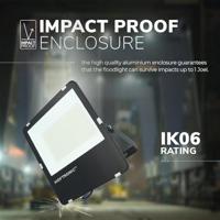 Luxor LED Breedstraler - 150 watt 24.000 Lumen (160lm/W) - Anti-verblinding - IK06 - 6400K daglicht wit - IP65 waterdicht - LED Schijnwerper - thumbnail