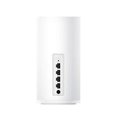 HUAWEI WiFi Mesh Router (3-pack), WLAN-repeater, drievoudige band AC2200, quad-core CPU met 1,4 GHz, solide en betrouwbare dekking in je huis (tot 600 m²), one-touch-verbinding, wit