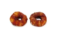 Beeztees Runderhuid ring met eend 2x 7.5cm - thumbnail