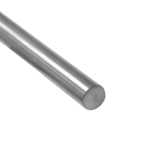 Trapleuning RVS geborsteld rond 45 mm 200 cm - thumbnail