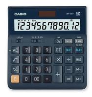 Casio DH-12ET Bureaurekenmachine Donkerblauw Aantal displayposities: 12 werkt op zonne-energie (l x b) 101 mm x 159 mm - thumbnail