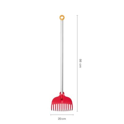 Fiskars 1001419 Kinder bladhark Rood