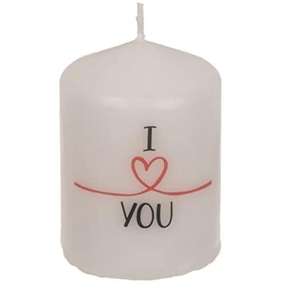 Pilaar kaars - I love you