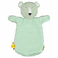 Trixie handpop Mr. Polar Bear junior 28 cm katoen/polyester groen - thumbnail