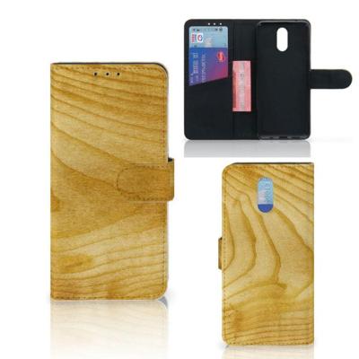 Nokia 2.3 | Book Style Case | Licht Hout