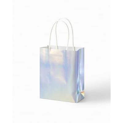 Cadeautas Folia iriserend kraft 12x15x5.5cm 10 stuks