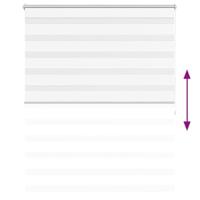 VidaXL Duo rolgordijn 140 x 175 cm wit - thumbnail