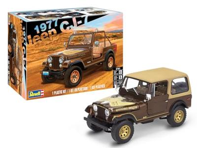 Revell 14547 77 Jeep CJ-7 Auto (bouwpakket) 1:24 Revell 14547 77 Jeep CJ-7 Auto (bouwpakket) 1:24