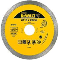 DeWALT DT3715 Diamantzaagblad 110mm nat/droog voor tegelzaagmachine - thumbnail
