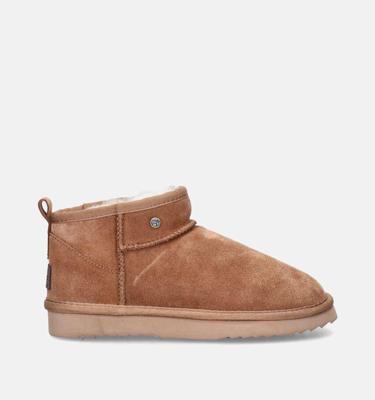 Warmbat Durack Suede Pantoffel Dames Cognac 39 - thumbnail