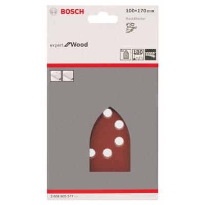 Bosch Accessories Expert for Wood 2608605577 Multi-schuurpapier Met klittenband, Geperforeerd Korrelgrootte (num) 180 (l x b) 160 mm x 100 mm 5 stuk(s) Bosch Accessories Expert for Wood 2608605577 Multi-schuurpapier Met klittenband, Geperforeerd Korrelgrootte (num) 180 (l x b) 160 mm x 100 mm 5 stuk(s)