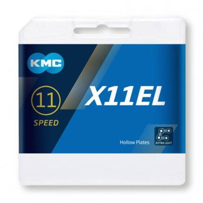 KMC X11EL Fietsketting 1/2" 11/128" 118 schakels 11V Zilver