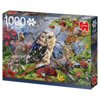 Premium Collection Puzzel - Owls In The Moonlight (1000 Stukjes) - Puzzel;Puzzel (8710126188590) - thumbnail
