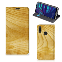 Huawei Y7 hoesje Y7 Pro (2019) Book | Wallet Case | Licht Hout - thumbnail