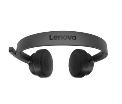 Lenovo Wireless VoIP On Ear headset Bluetooth Stereo Zwart Ruisonderdrukking (microfoon) Headset, Microfoon uitschakelbaar (mute), Volumeregeling Computer