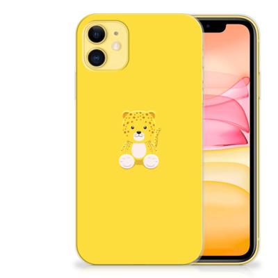 Apple iPhone 11 Telefoonhoesje met Naam Baby Leopard