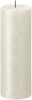 Bolsius shimmer rustiekkaars 190/68 ivoor - thumbnail
