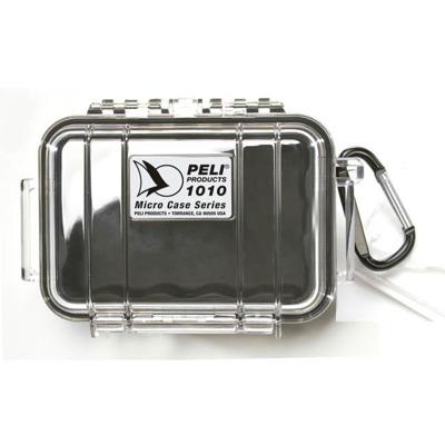 Peli Micro 1010 koffer transparant/zwart