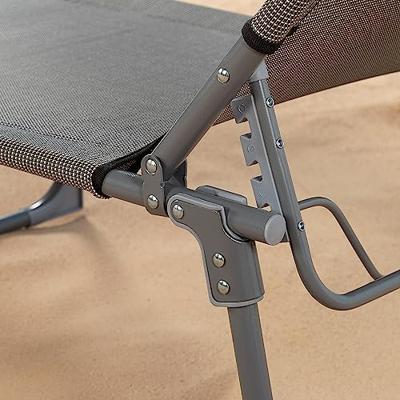 Solstol Aktive Grijs 193 x 53 x 30 cm Opvouwbaar Parasol