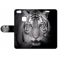 Huawei P10 Lite | Telefoonhoesje | Met pasjeshouder | Tijger - thumbnail